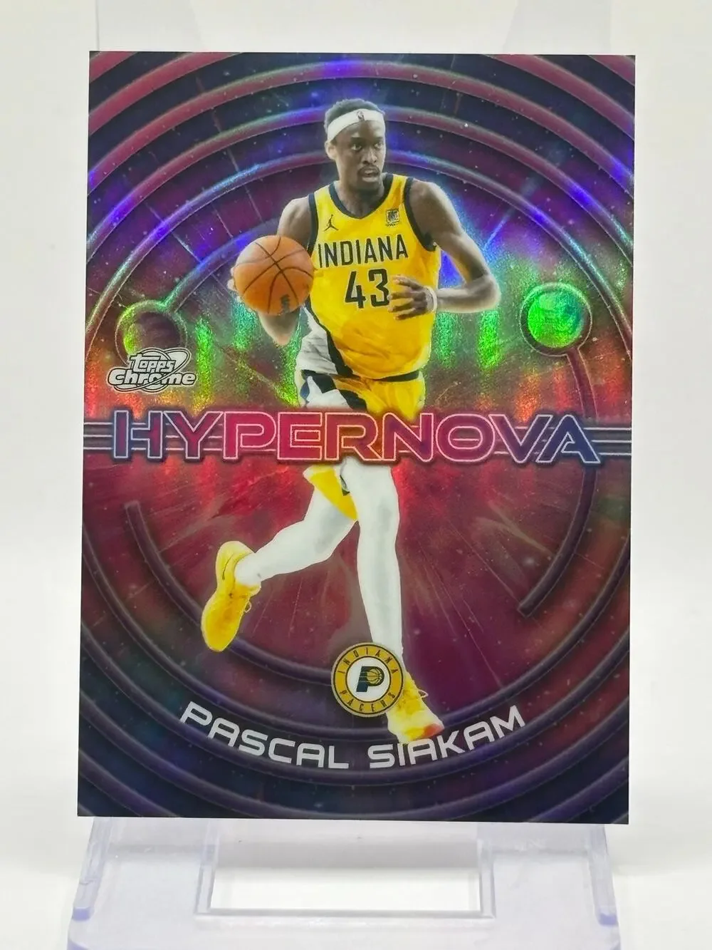 2025-26 Topps Cosmic Chrome Pascal Siakam Hypernova Case Hit SSP Indiana Pacers